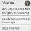 Picture of Vania Text Decals / Stickers