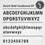 Picture of Zurich Bold Condensed BT Text Decals / Stickers