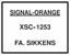 Picture of Escort RS 2000 / Mexico Paint Code Signal Orange replacement  Decal / Sticker