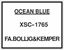 Picture of Ford Capri / Cortina / Granada Paint Code Ocean Blue replacement Decal / Sticker