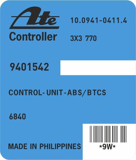 Picture of Volvo 850 / 940 ECU Controller replacement Decal / Sticker