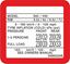Picture of Volvo S40 / V40 Information replacement Door Frame Decal / Sticker