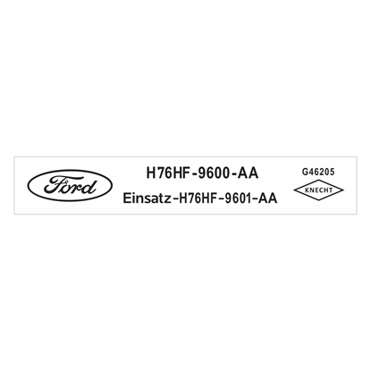 Picture of Ford Escort RS2000 Mk1 Group 1 IDF Air Filter replacement  Decal / Sticker