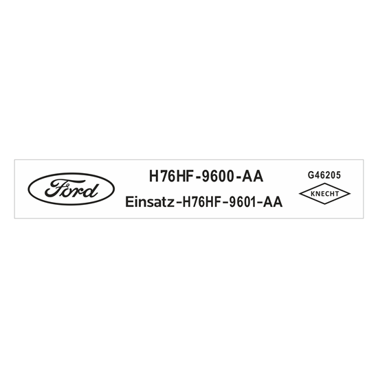 Picture of Ford Escort RS2000 Mk1 Group 1 IDF Air Filter replacement  Decal / Sticker