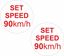 Picture of Set Speed 90km / h Decals / Stickers