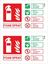 Picture of Fire Extinguisher Foam Spray application Decals / Stickers