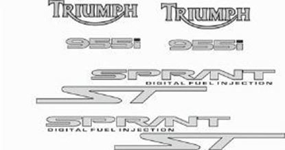 Picture of Triumph Sprint ST 955i 2002 - 2004 replacement Decals / Stickers