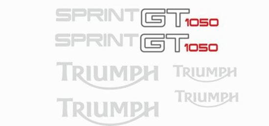 Picture of Triumph Sprint GT 1050 2010 - 2016 replacement Decals / Stickers