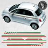 Picture of Italian side Stripes / Stickers for Fiat 500