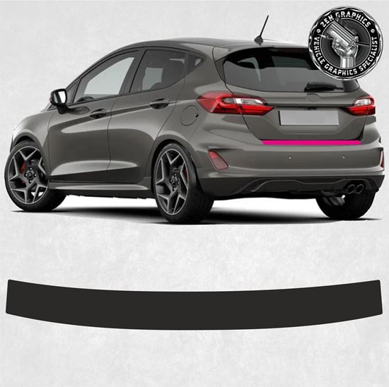 Picture of Ford Fiesta MK8 rear Bumper Protector Vinyl