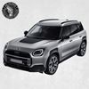 Picture of Mini U25 Countryman Heritage Bonnet Decal / Vinyl