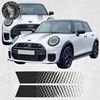 Picture of Black / Transparent OEM spec Mini F65 / F66 Cooper S Bonnet Stripes / Stickers