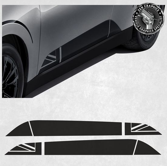 Picture of Mini Heritage Cooper Electric j01 side Stripes / Stickers