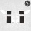 Picture of Fits  Mini F66 3 Door rear Hatch Heritage Stripes / Stickers
