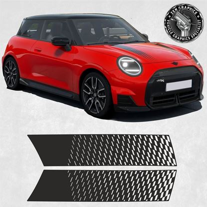 Picture of Die Cut Mini Sport J01  Electric 2024 onwards Stripes / Stickers