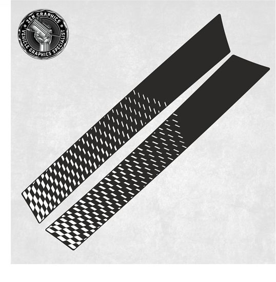 Picture of Mini R56 LCi Cooper S / JCW 2024 Style Bonnet Stripes