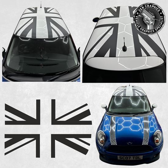 Picture of Mini R56 Union Jack roof Graphic