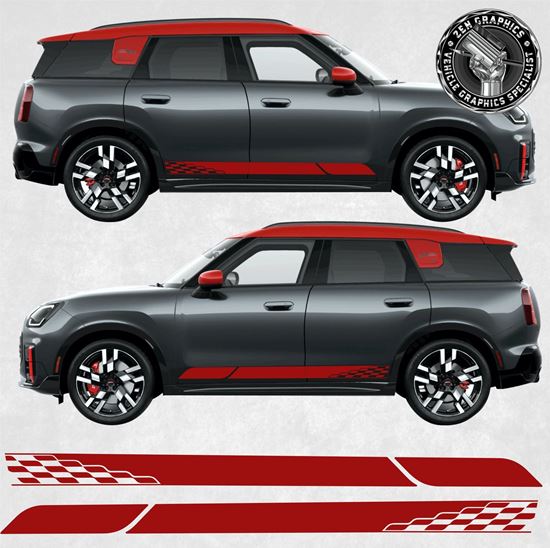 Picture of Mini U25 Countryman Sport side Stripes / Stickers