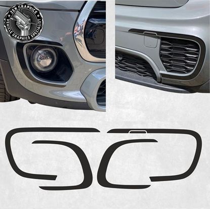 Picture of Mini F55 / F56 / F57 LCi Cooper / S / JCW front & rear Bumper  Vinyl overlays