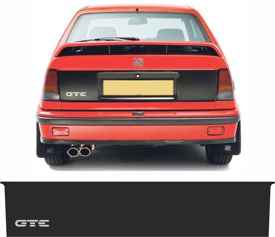 Picture of Vauxhall Astra GTE MK2 rear Hatch Textured Matte Black Vinyl