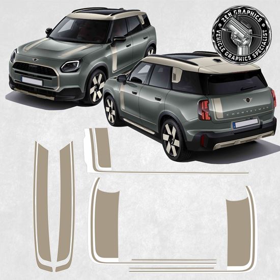 Picture of Mini U25 Countryman full Favoured replica Colour Graphics kit