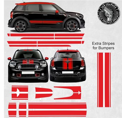 Picture of Mini R60 Countryman Dual Sport full Graphics Kit