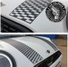 Picture of Matte Black / Transparent Mini F65 / F66 Sport Bonnet Stripes / Stickers