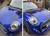 Picture of Mini F55 / F56 Transparent and Black 2024 Style Bonnet Stripes