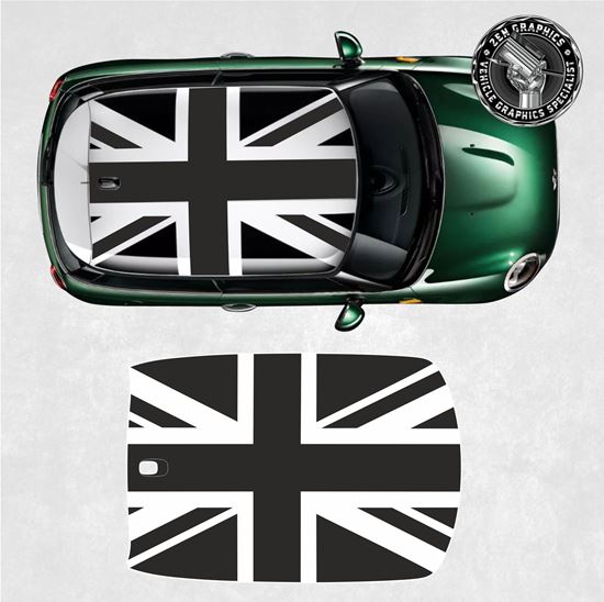 Picture of Mini F56 3 Door Roof Union Jack graphic / Sticker