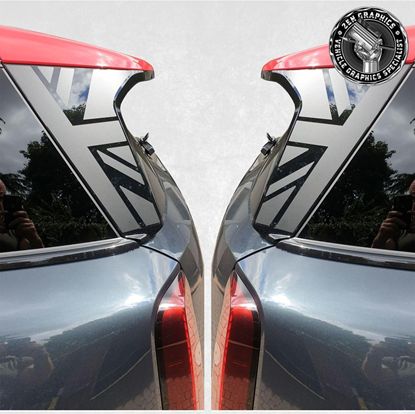 Picture of Mini U25 Countryman C pillar Union Jack Decals / Stickers