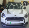 Picture of Black & Transparent OEM Spec Mini U25 Countryman Bonnet Stripes / Stickers