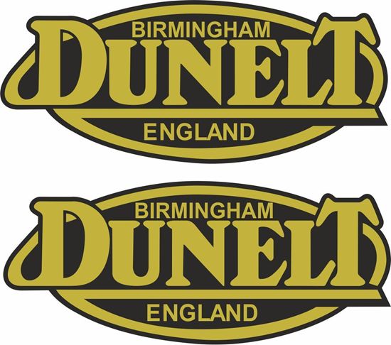 Picture of Dunelt Motorcycle Decals / Stickers