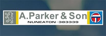Picture of A.Parker & Son  - Nuneaton Dealer rear glass Sticker