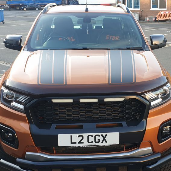 Zen Graphics - Ford Ranger Wildtrak side and Bonnet Stripes / Stickers