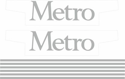 Picture of Austin Metro Clubman replacement side Decals and Pin Stripes