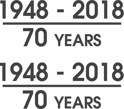 Picture of Land Rover 70 Years Decals / Stickers