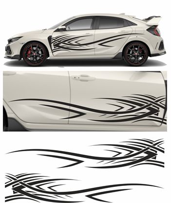 Picture of JDM side Tribal Stripe Graphics