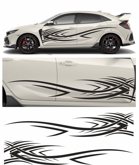 Picture of JDM side Tribal Stripe Graphics