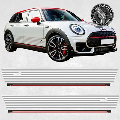 Picture of Mini F54 Clubman JCW ALL4 306HP side Stripes  / Stickers