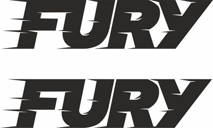 Picture of Isuzu D-Max Fury replacement lower Door Decals / Stickers