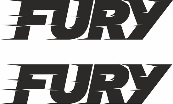 Picture of Isuzu D-Max Fury replacement lower Door Decals / Stickers