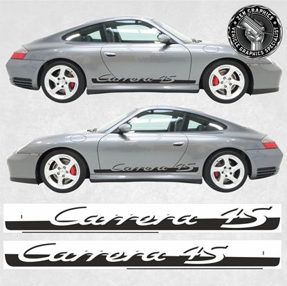 Picture of 997 Carrera 4S side Stripes