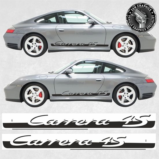 Picture of 997 Carrera 4S side Stripes