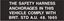 Picture of Land Rover Defender Series 1 / 2 Safety Harness Anchorages Decal / Sticker