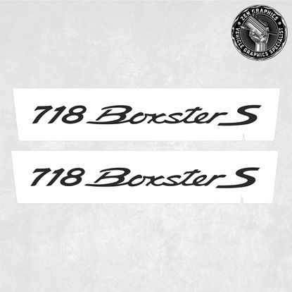 Picture of 718 Boxster lower side Door Decals