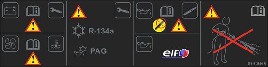 Picture of Renault Clio MK4 / Capture replacement Slam Panel Sticker / Decal