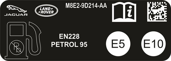 Picture of Land Rover Discovery Range Rover & Sport Unleaded Fuel Decal / Sticker