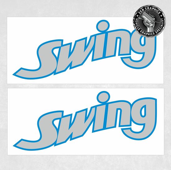 Picture of Vauxhall  Astra / Nova,  Opel Corsa A /  Kadett  Swing 1982- 1993 replacement Decals / Stickers