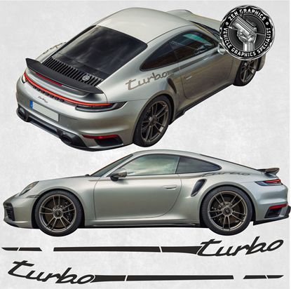 Picture of 992 Turbo 50 Years side Stripes