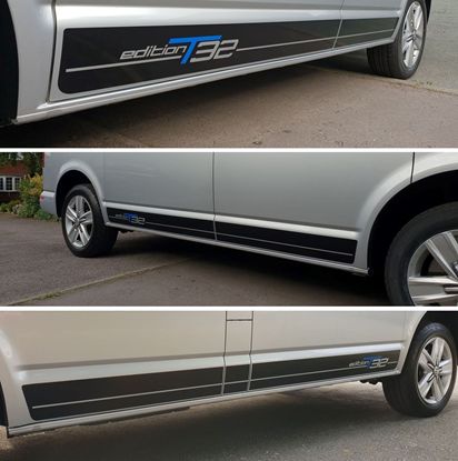 Picture of VW T6 Edition T32 Panel fit side Stripes / Stickers
